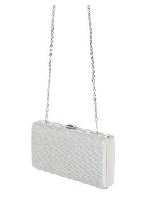 mascara Clutch Damen silber / transparent Größe One Size