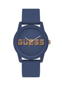 Guess Analoguhr ' RALLY ' Herren blau / braun Größe One Size