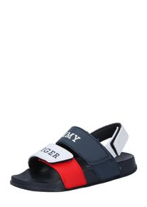 Tommy Hilfiger Open schoenen donkerblauw / rood / wit 34