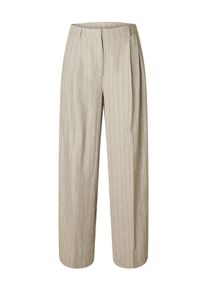 Selected Bundfaltenhose Damen beigemeliert Größe 34