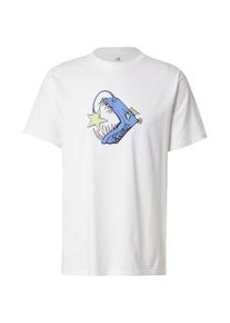 Converse T-Shirt 'MONSTER' Herren royalblau / pastellgelb / schwarz / weiß Größe S