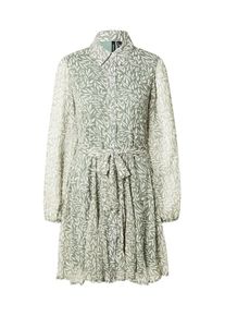 Véro Moda VERO MODA Blusenkleid 'VMSMILLA' Damen dunkelgrün / weiß Größe 34