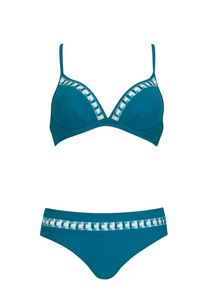 Sunflair Bikini Damen blau / aqua / weiß Größe S