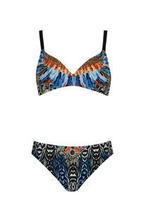 Sunflair Bikini Damen blau / hellblau / hummer / schwarz Größe S