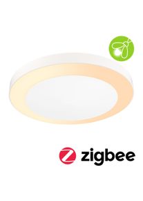 Paulmann LED Ceiling luminaire Smart Home Zigbee 3.0 Circula Dusk sensor insect-friendly IP44 round 320mm Tunable Warm 14W 880lm 230V White Plastic