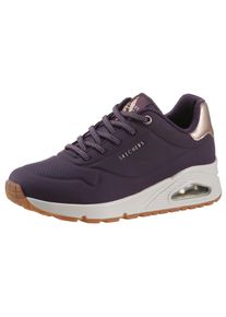 Skechers Sneaker 'UNO - WONDERER' Damen gold / brombeer / weiß Größe 36