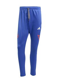 adidas Sportswear Sporthose 'Tiro' Herren blau / dunkelorange / weiß Größe XS