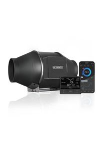 AC Infinity Cloudline Pro T4 leises Inline-Lüftersystem 350m³/h ø100 mm mit Temp. - und Feuchtigkeitssteuerung