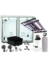 Homebox 240x120x200 cm Odlingstält Kit LED 2x Lumatek ZEUS 465W PRO