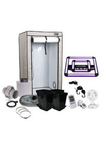Homebox 60x60x160cm Odlingstält Kit LED Lumatek ATS200W PRO