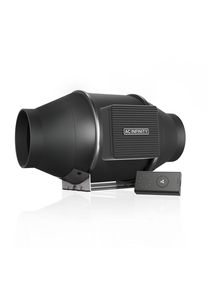 AC Infinity Cloudline Pro S4 leises Inline-Lüftersystem 350m³/h ø100 mm mit Drehzahlregler