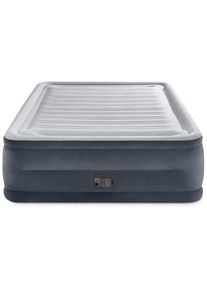 Intex Dura-Beam Deluxe Comfort Plush Queen-Size Luftbett Campingbett Luftmatratze Gästebett 56cm grau