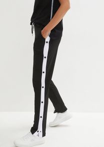 Pantaloni da jogging ad asciugatura rapida con bottoni automatici - Nero - Taglia 54/56 (XL) - bonprix