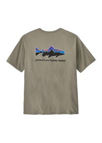 Patagonia Home Water Trout Organic T-Shirt river rock green men L
