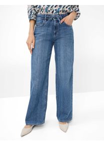 Brax Dames Jeans Style MORGAN USED STONE BLUE, denim blauw,