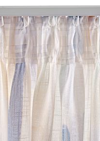 Rideau avec imprimé rayé (1 pce) - bleu - taille 225x135 cm - bonprix