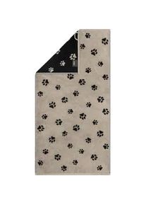 Cawö Cawoe Handtuch , Schwarz, Beige , Textil , Animalprint , 50x100 cm , Textiles Vertrauen - Oeko-Tex®, Made in Germany, Oeko-Tex® Standard 100 , saugfähig, Aufhängeschlaufe, strapazierfähig, durchgefärbt , Heimtextilien, Badtextilien, Handtücher