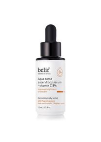 belif - Aqua Bomb Super Drops Serum - Vitamin C 8% Fiale per il viso 15 ml unisex
