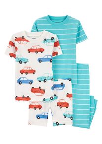 Carter's carter's 2-delige set: pyjama's wit/meerkleurig/turquoise - 6% |