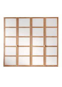 allnatura Drehtüren-Kleiderschrank "Kyoto" | Wildeiche | 100% ökologisch