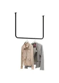 Wandgarderobe Pipe Schwarz