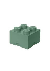 Lego STORAGE BRICK 4 - SAND GREEN