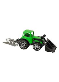 Plasto Tractor with frontloader and plough 52 cm