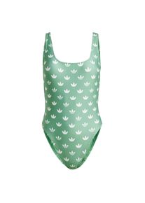 adidas originals Badeanzug Damen grün / weiß Größe XXS