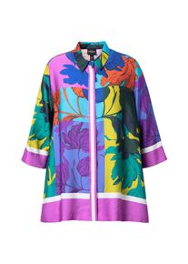 Ulla Popken Bluse Damen dunkelblau / jade / lila / fuchsia Größe XL/XXL