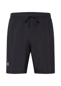 Under Armour Spodnie sportowe 'Launch 7' dla mężczyzn jasnoszary / czarny Rozmiar L