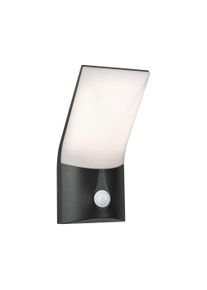 Paulmann Udendørs LED-vægarmatur Adya Twilight-styret bevægelsessensor (IR) IP44 120x128mm 3000K 10W 750lm 230V Koksgrå Aluminium