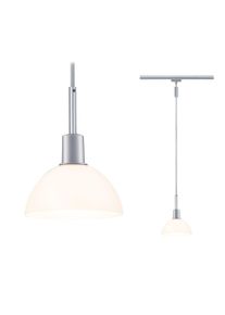 Paulmann URail Pendel Sarrasani E14 max. 20W dæmpbar 230V Krom mat/Opal
