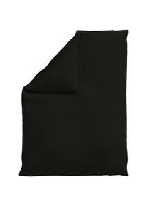 Schlafgut Bettdeckenbezug , Schwarz , Textil , Uni , 155x220 cm , Textiles Vertrauen - Oeko-Tex®, AZO-frei, Bsci, Oeko-Tex® Standard 100, Oeko-Tex® Made IN Green , pflegeleicht, atmungsaktiv, bügelleicht, schadstoffgeprüft, weiche und anschmiegsame Oberfläche, bio , Heimtextilien, Bettwäsche & Leintücher, Bettwäsche, Jersey-Bettwäsche