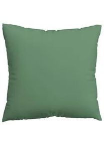 Schlafgut Kopfpolsterbezug , Grün , Textil , Uni , 80x80 cm , Grüner Punkt, Textiles Vertrauen - Oeko-Tex®, AZO-frei, Oeko-Tex® Made IN Green , bügelleicht, bügelfrei , Heimtextilien, Bezüge, Polsterbezüge