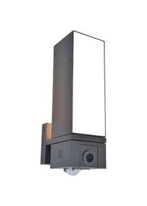 Xxxl LED-AUßENLEUCHTE , Weiß , Kunststoff , rechteckig , 9.2x32.5 cm , drehbar, Bewegungsmelder, schwenkbar, verstellbare Spotlights, Mikrofonsteuerung, Alarmfunktion, Smartphone-Steuerung, integrierte Kamera, SD-Karten-Slot, Lautsprecher, Mikrofon, Farbtemperaturwechsler, Dämmerungssensor, Uhrzeit-Anzeige, ohne Chemie, gleichmäßige Lichtverteilung, Kamera, IR Bewegungsmelder, Gegensprechanlage, H