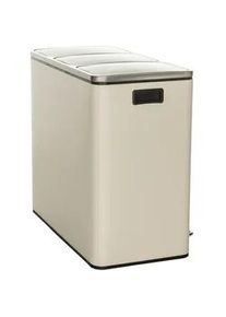 Mid.you Abfallsammler , Beige , Kunststoff , 18 l , 61x56x31.5 cm , Haushalt & Kleinelektro, Reinigung, Mülleimer & Abfallsammler