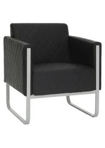 Mid.you Sessel , Schwarz, Hellgrau , Textil , 67x78x71 cm , Wohnzimmer, Sessel, Sonstige Sessel