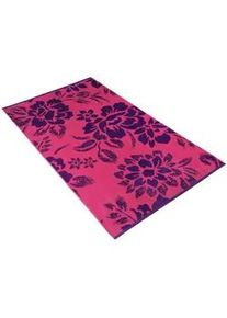 Vossen Strandtuch , Rosa , Textil , Uni , 100x180 cm , ISO 9001, Fkt, Made in Austria, Oeko-Tex® Standard 100 , Heimtextilien, Badtextilien, Strandtücher