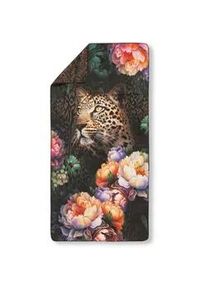 Xxxl Sporthandtuch , Multicolor, Schwarz , Textil , Tier , 50x100 cm , Oeko-Tex® Standard 100 , saugfähig, schnelltrocknend , Heimtextilien, Badtextilien, Handtücher