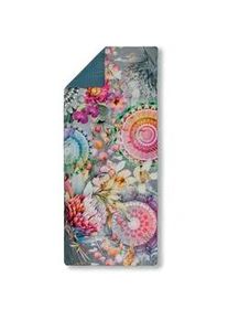 Xxxl Sporthandtuch , Grau, Multicolor , Textil , Mandala , 75x180 cm , Oeko-Tex® Standard 100 , saugfähig, schnelltrocknend , Heimtextilien, Badtextilien, Handtücher