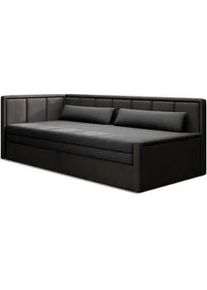 Mid.you Récamiere , Anthrazit, Schwarz , Textil , 82x77x214 cm , Wohnzimmer, Sofas & Couches, Sofas, Recamieren