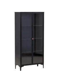 Livetastic Sideboard , Schwarz , Metall , 90x190x40 cm , stehend , Kleinmöbel, Kommoden, Sideboards