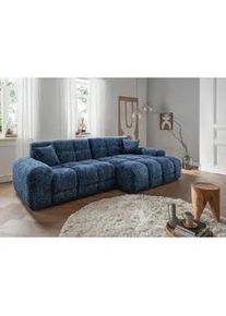 Livetastic Ecksofa , Blau , Textil , Füllung: Schaumstoff , Ottomane rechts, L-Form , 301x152 cm , Made in Eu , seitenverkehrt erhältlich, Rücken echt, Armteil links, Armteil rechts , Wohnzimmer, Sofas & Couches, Wohnlandschaften, Ecksofas