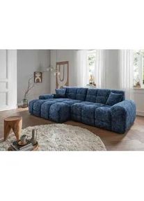 Livetastic Ecksofa , Blau , Textil , Füllung: Schaumstoff , Ottomane links, L-Form , 301x152 cm , Made in Eu , seitenverkehrt erhältlich, Rücken echt, Armteil links, Armteil rechts , Wohnzimmer, Sofas & Couches, Wohnlandschaften, Ecksofas
