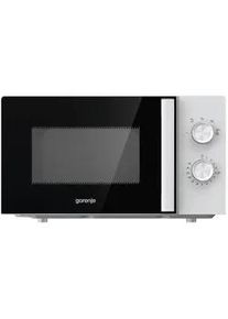 Gorenje Mikrowelle , Weiß , Metall, Kunststoff, Glas , 45.5x26.1x35.3 cm , Garraumbeleuchtung, Auftaufunktion nach Gewicht oder Zeit, Auftaufunktion, Signalton, Timerfunktion , Küchen, Küchenelektrogeräte, Mikrowellen