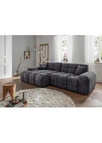 Livetastic Ecksofa , Schwarz , Textil , Füllung: Schaumstoff , Ottomane links, L-Form , 301x152 cm , Made in Eu , seitenverkehrt erhältlich, Rücken echt, Armteil links, Armteil rechts , Wohnzimmer, Sofas & Couches, Wohnlandschaften, Ecksofas