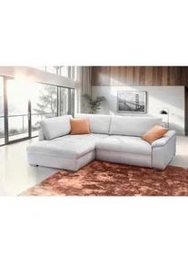 Livetastic Ecksofa , Weiß , Textil , Füllung: Schaumstoffflocken,Schaumstoffflocken , seitenverkehrt montierbar, L-Form , 268x178 cm , Made in Eu , Liegefunktion, Rücken echt , Wohnzimmer, Sofas & Couches, Wohnlandschaften, Ecksofas