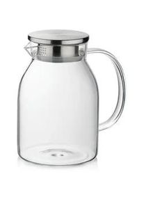 Kela Krug , Transparent , Glas , 1,75 l , 21 cm , Geschirr, Kannen & Karaffen, Wasserkaraffen & Krüge