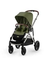 Cybex Gold Kinderwagen , Waldgrün , Textil , 65x110x106 cm , Ce , Feststellbremse, Federung, 5-Punkte-Gurt , Baby on Tour, Kinderwagen, Kombikinderwagen