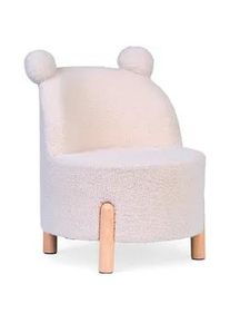 Childhome Kinderstuhl , Weiß, Buchefarben , Holz, Kunststoff , Birke , 45x45x56 cm , Babymöbel & Kindermöbel, Babyzimmer, Kindersessel & Kindertische